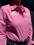 Bamboo Textiles Womens Shirts 08 / Pink Gympie Saddleworld Shirts Womens