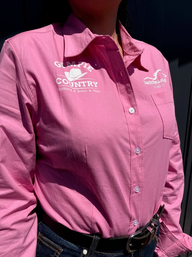 Bamboo Textiles Womens Shirts 08 / Pink Gympie Saddleworld Shirts Womens