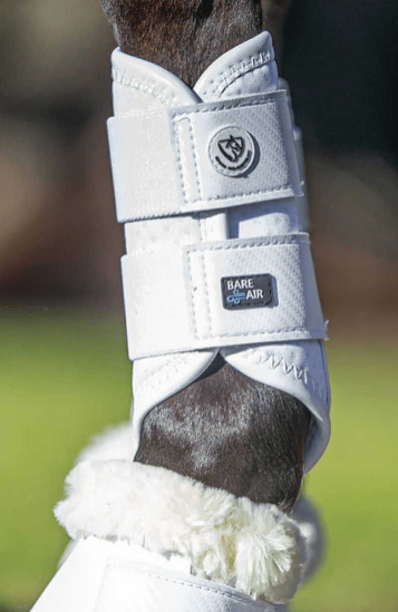 Bare Equestrian Horse Boots - Bandages M / White Bare Equestrian Horse Boots Airflow Carbon Brushing