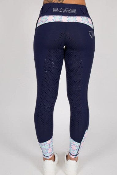 Bare Equestrian Kids Jodhpurs - Breeches 03 / Navy Azure Bare Equestrian Tights Kids Performance Navy Azure