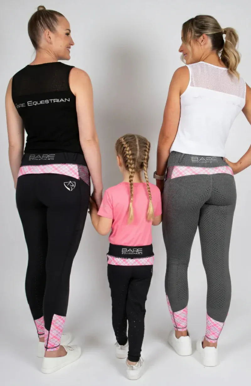 Bare Equestrian Kids Jodhpurs - Breeches Bare Equestrian Tights Kids Performance Roseberry