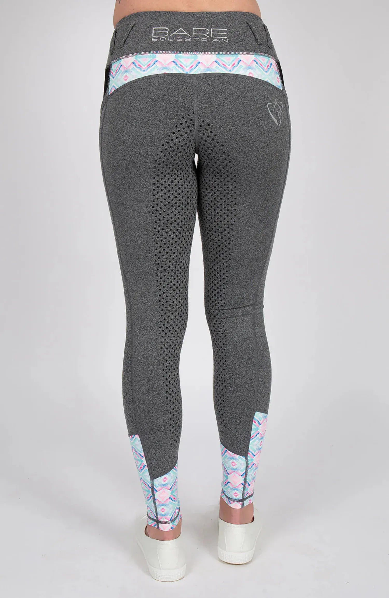 Bare Equestrian Kids Jodhpurs - Breeches Bare Equestrian Tights Youth Performance Azure
