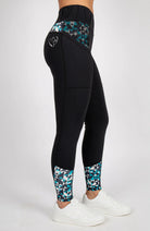 Bare Equestrian Kids Jodhpurs - Breeches Bare Equestrian Tights Youth Performance Geo