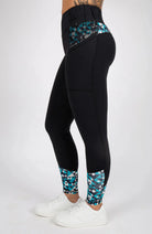 Bare Equestrian Kids Jodhpurs - Breeches Bare Equestrian Tights Youth Performance Geo