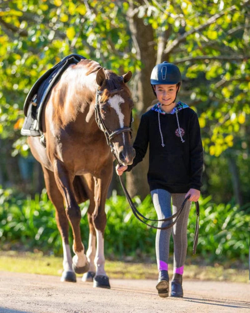 Bare Equestrian Kids Jodhpurs & Breeches Bare Equestrian Tights Youth Performance Glo