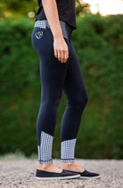 Bare Equestrian Kids Jodhpurs & Breeches Bare Equestrian Tights Youth Performance Houndstooth