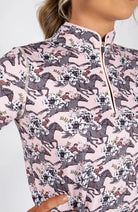 Bare Equestrian Womens Riding Tops - Jackets Bare Equestrian Polo Womens Heritage Bloom