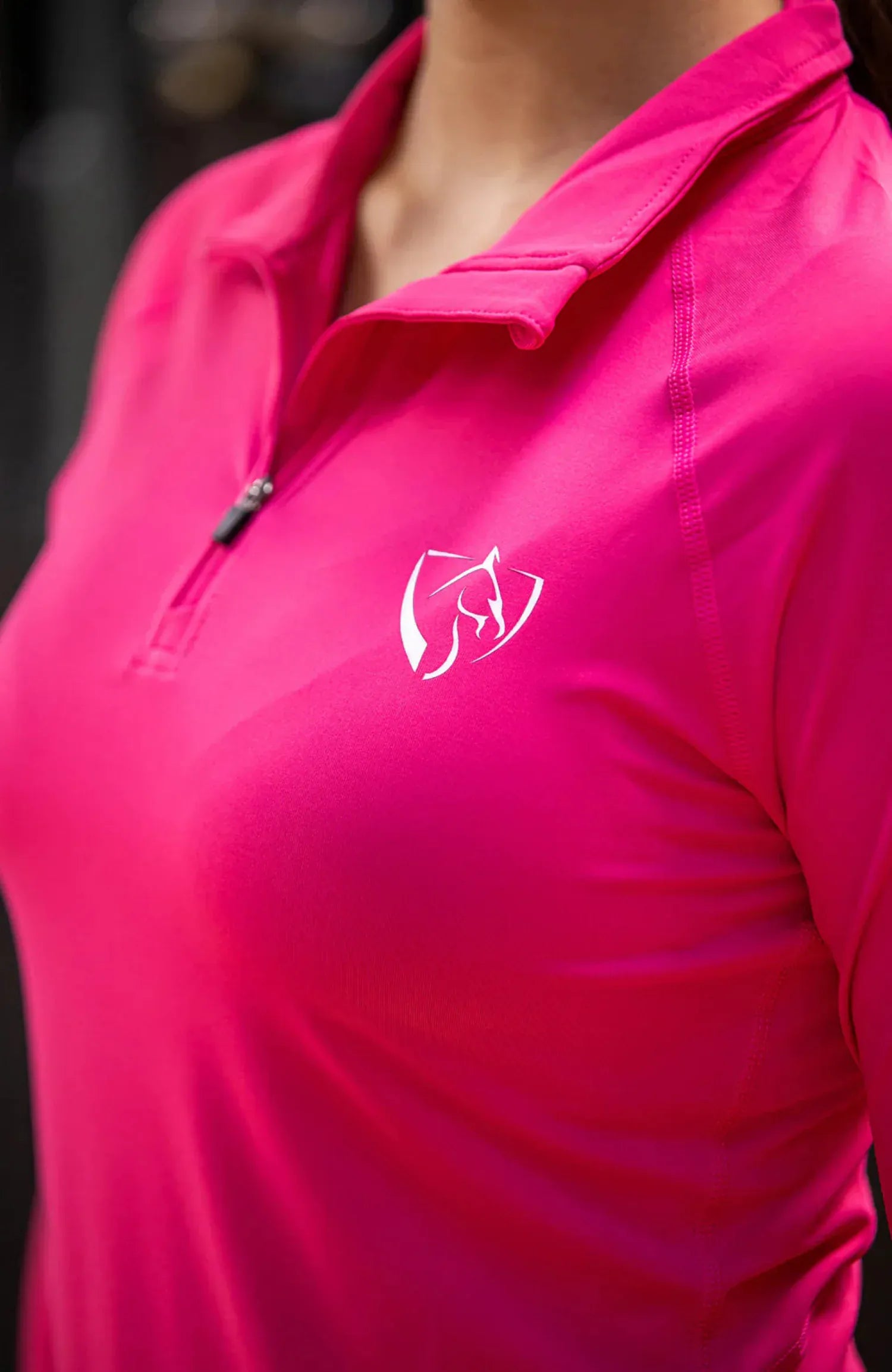 Bare Equestrian Womens Riding Tops - Jackets Bare Equestrian Shirt Womens Technical Riding