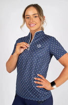 Bare Equestrian Womens Riding Tops - Jackets XS / Navy Bare Equestrian Polo Womens Nomad