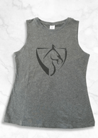 Bare Equestrian Womens Shirts Bare Equestrian Tank Top Womens Black Logo