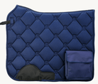 Bates Saddle Pads Western Full / Navy Bates Stock Saddlepad (BAPADSK)