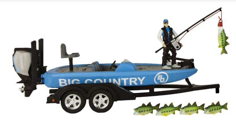 Big Country Toys Toys Big Country Toys Bass Boat with Implements 11 Pieces