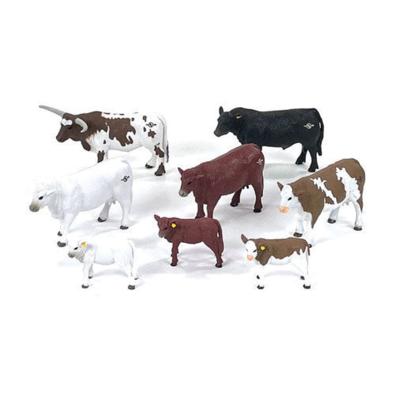 Big Country Toys Toys Big Country Toys Cattle Set 8 Piece