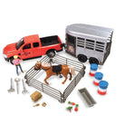 Big Country Toys Toys Big Country Toys Truck & Horse Trailer 24 Piece