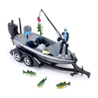 Big Country Toys Toys Silver Big Country Toys Bass Boat with Implements 11 Pieces