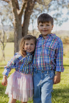 Black Colt Kids Shirts Black Colt Shirt Girls Kirby Check