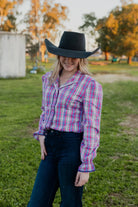 Black Colt Womens Shirts 06 / Pink Black Colt Blouse Womens Gertie Check