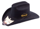 Brigalow Hats 52cm Brigalow Dallas Felt Covered Cowboy Hat Black