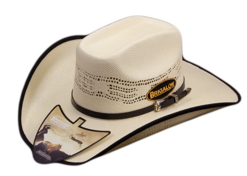 Brigalow Hats 55cm Brigalow Hat Bronco Straw 8 Second Bound (124)