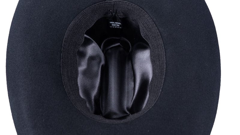 Brigalow Hats OSFA / Black Brigalow Hat Youth Drover Wool Felt Cattleman