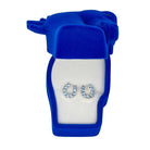 Brigalow Jewellery Aqua Brigalow Earrings Rhinestone Horseshoes (JE898)