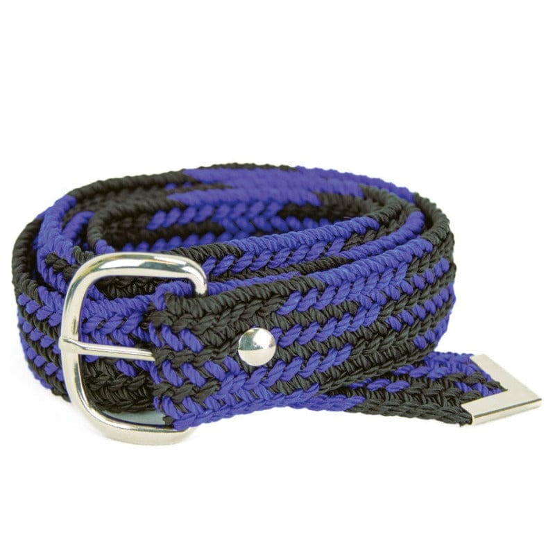 Brigalow Mens Belts OSFA / Black/Royal Braided Nylon Belt (3150BELT)