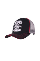 Bullzye Caps Black Bullzye Cap High Profile Trucker Act Single