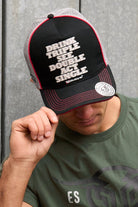 Bullzye Caps Black Bullzye Cap High Profile Trucker Act Single