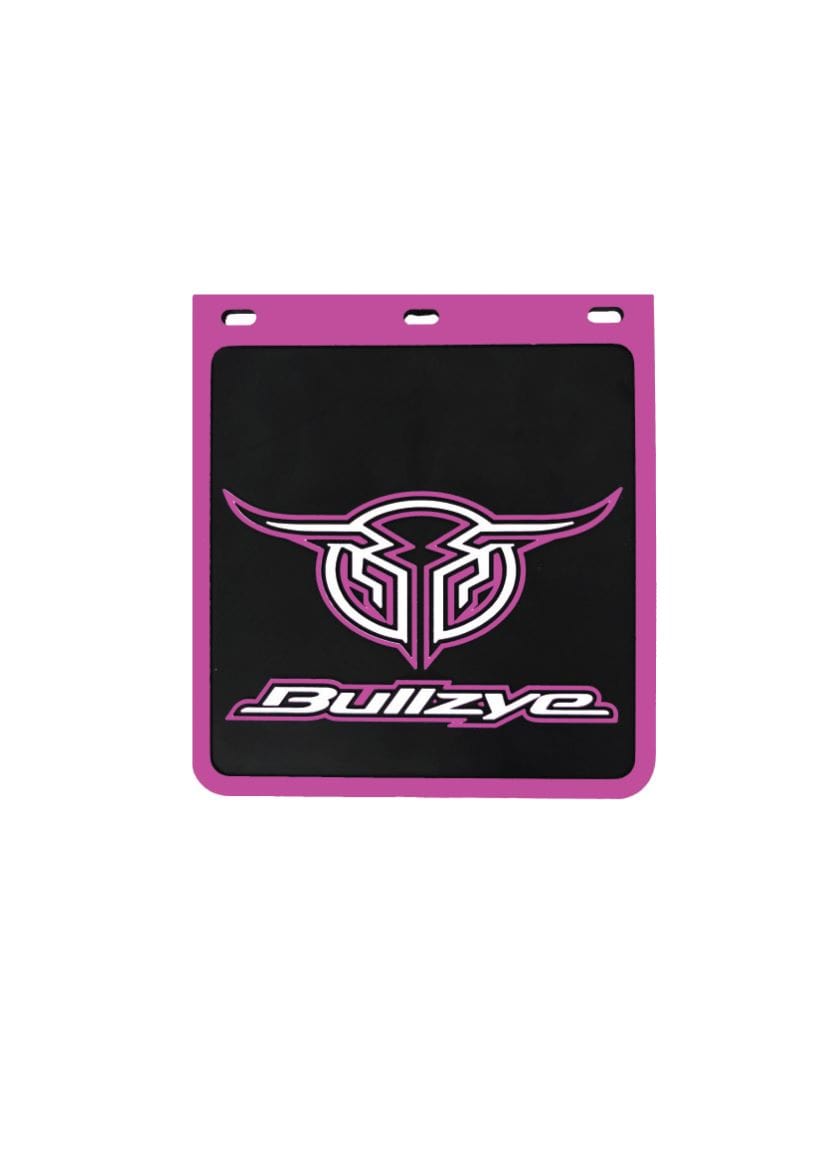 Bullzye Car Accessories Pink Bullzye Mud Flap Size A (BCP1912MUD) *Sold Individually (not as a pair)