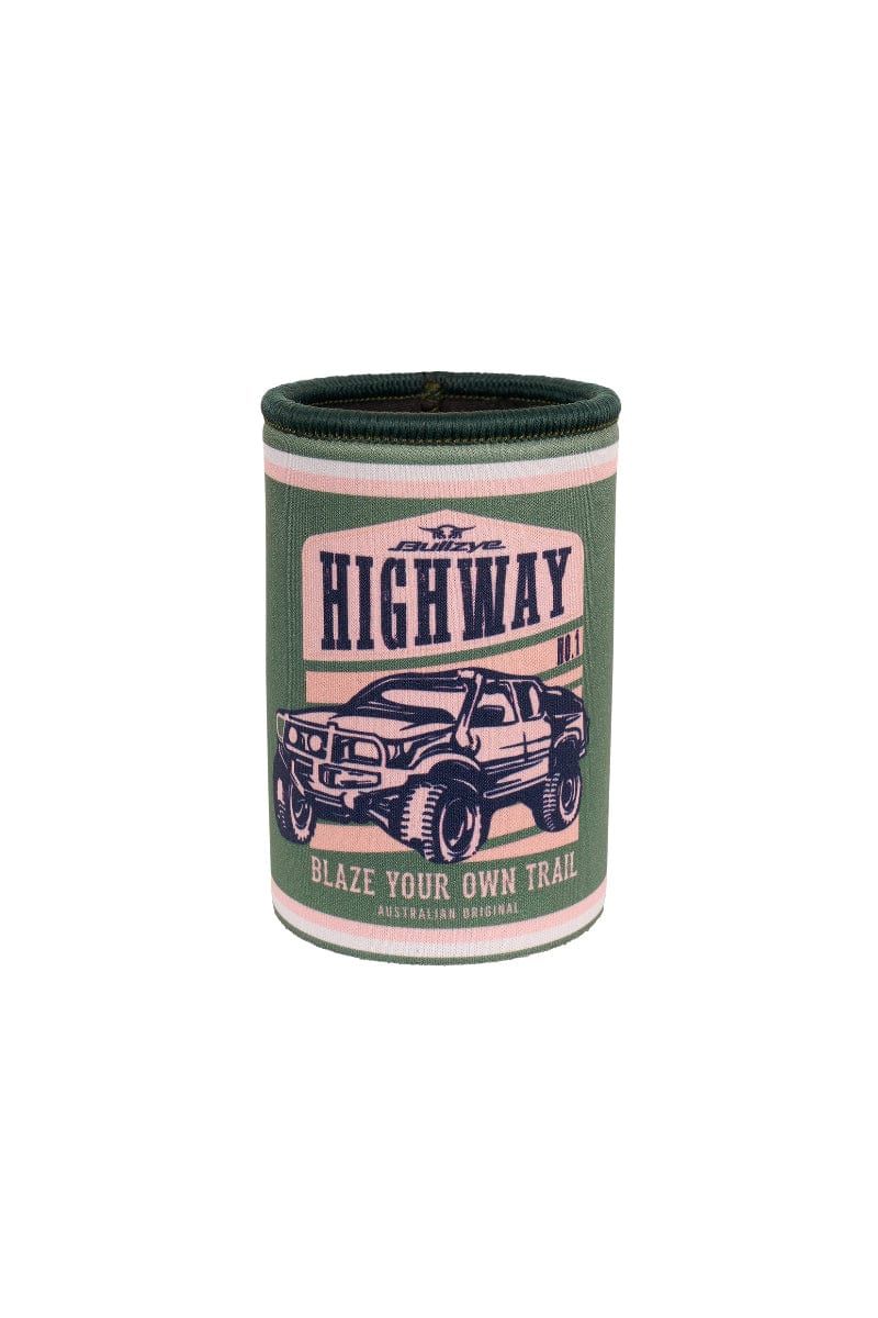 Bullzye Gifts - Homewares Moss Bullzye Stubby Cooler Highway