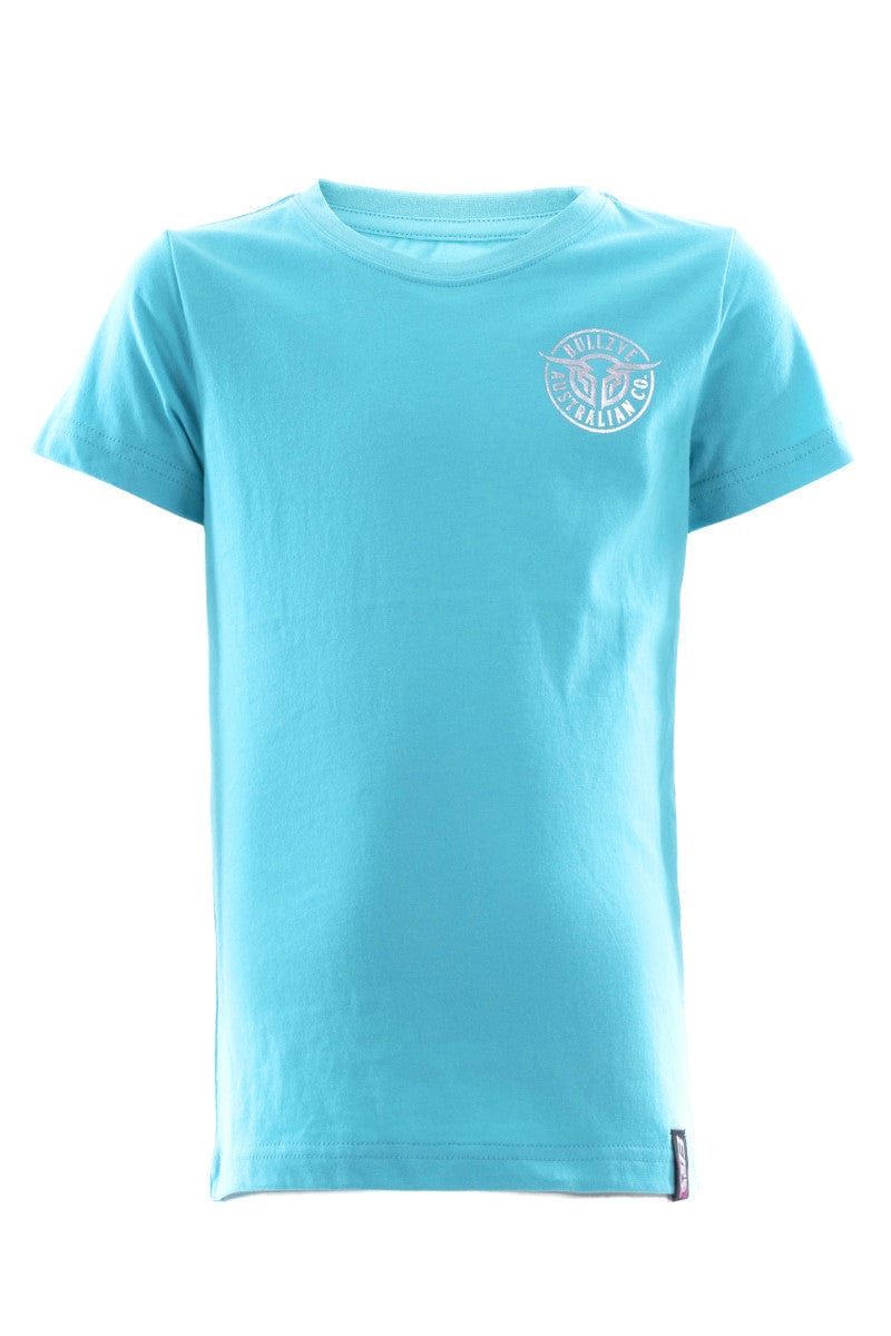 Bullzye Kids Shirts 02 / Aqua Bullzye Tee Girls Bullring