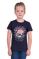 Bullzye Kids Shirts 02 / Navy Bullzye Tee Girls Rose