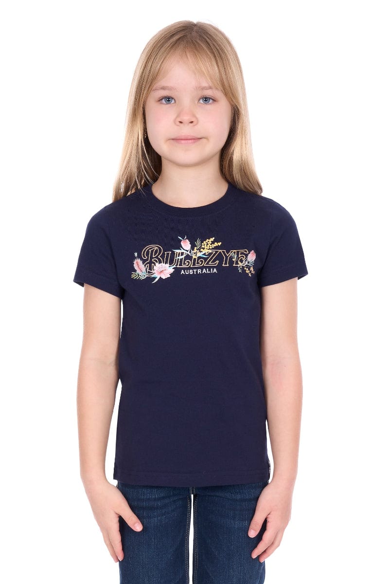 Bullzye Kids Shirts 04 / Navy Bullzye Tee Girls Bindi