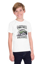 Bullzye Kids Shirts 04 / Off White Bullzye Tee Boys Reels