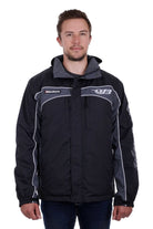 Bullzye Mens Jumpers, Jackets & Vests M / Black/Charcoal Bullzye Jacket Mens Bazooka