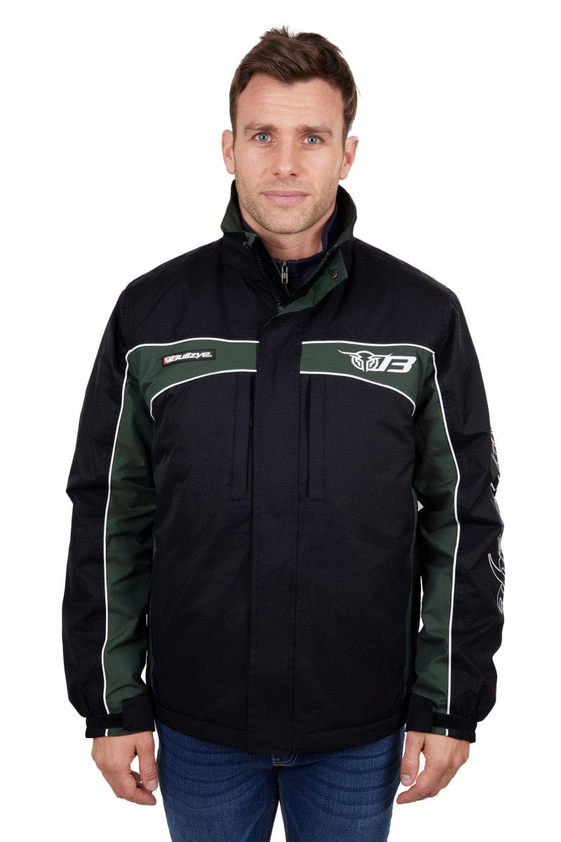 Bullzye Mens Jumpers, Jackets & Vests M / Black/Green Bullzye Jacket Mens Bazooka