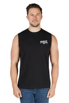 Bullzye Mens Shirts Bullzye Muscle Tank Mens Brewin Dust