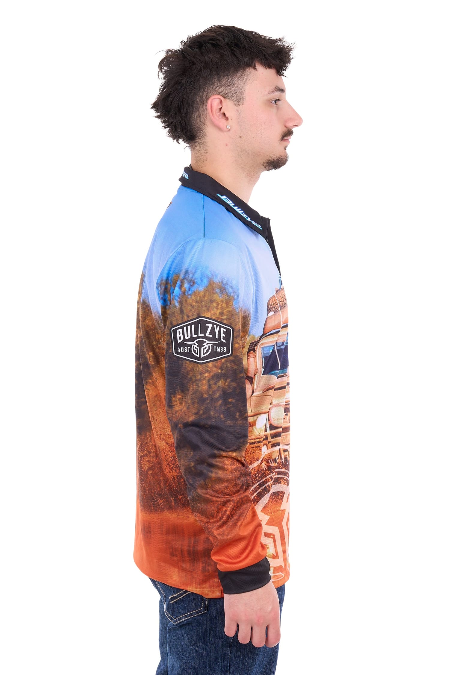Bullzye Mens Shirts Bullzye Shirt Mens Blazing