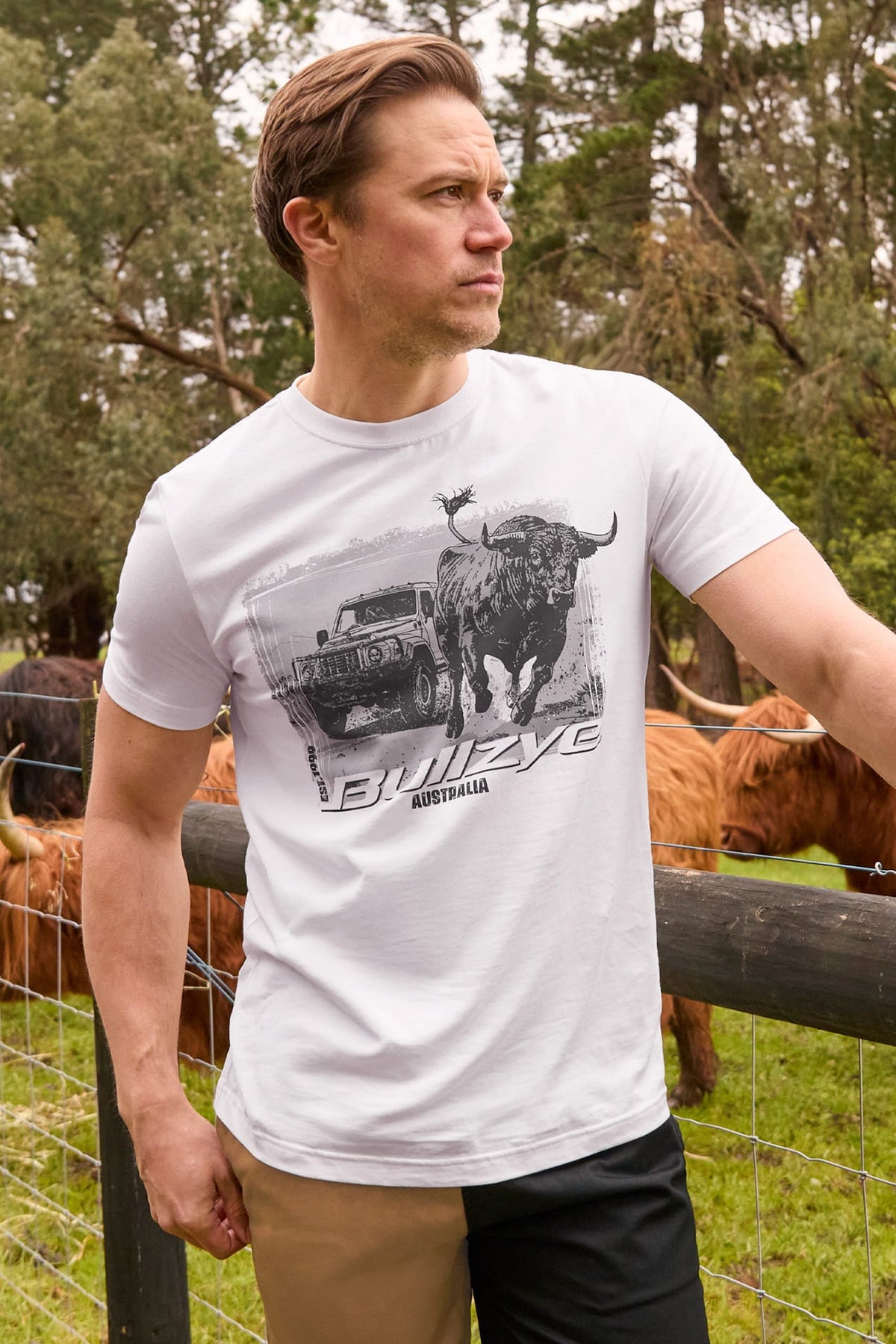Bullzye Mens Shirts Bullzye Tee Mens Banks