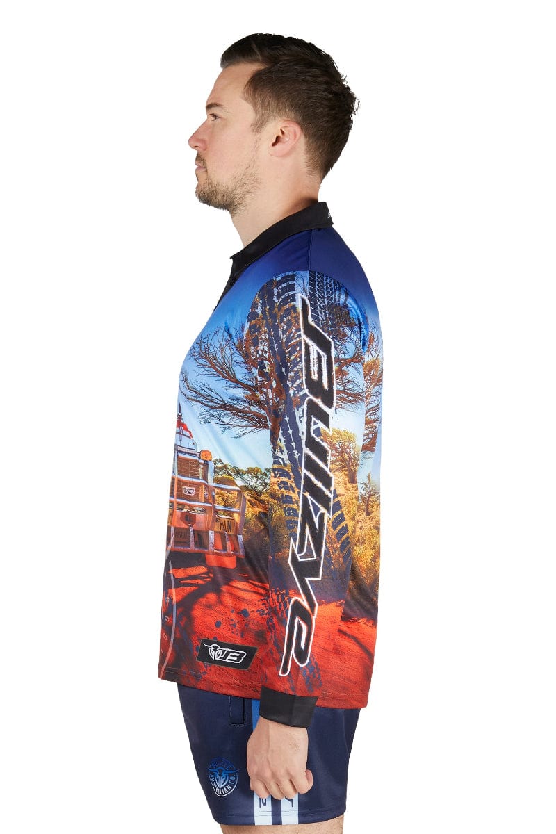 Bullzye Mens Shirts Bullzye Tee Mens Road Train