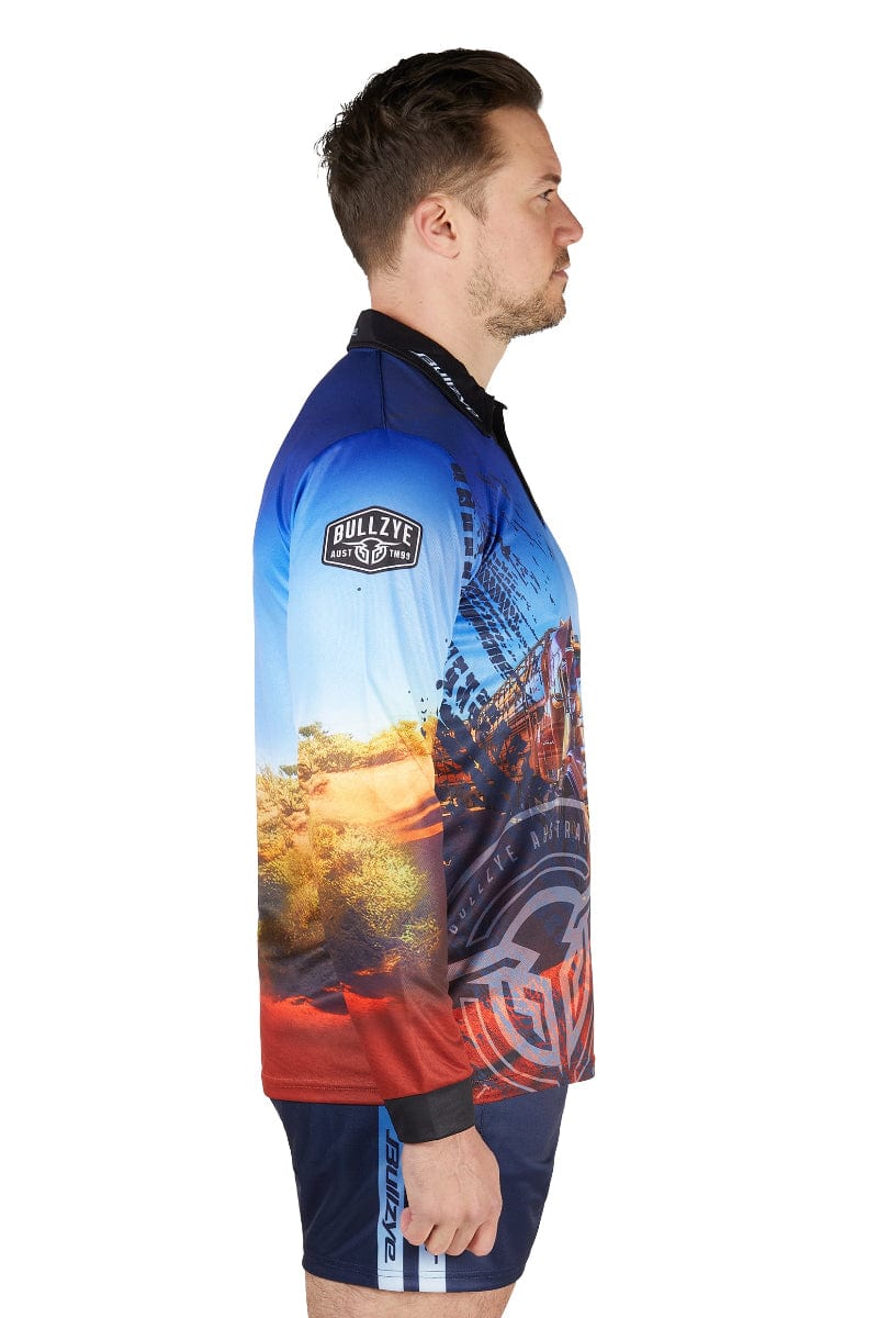 Bullzye Mens Shirts Bullzye Tee Mens Road Train