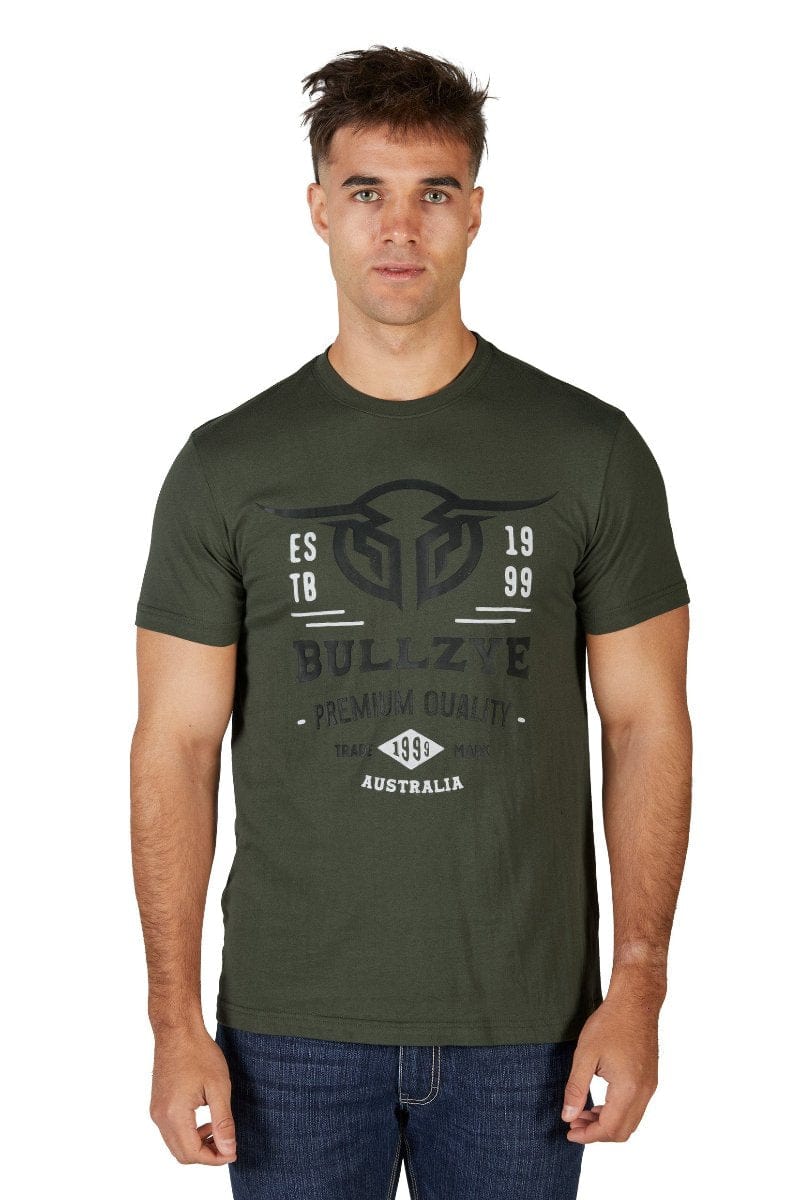 Bullzye Mens Shirts S / Green Bullzye Tee Mens Tony