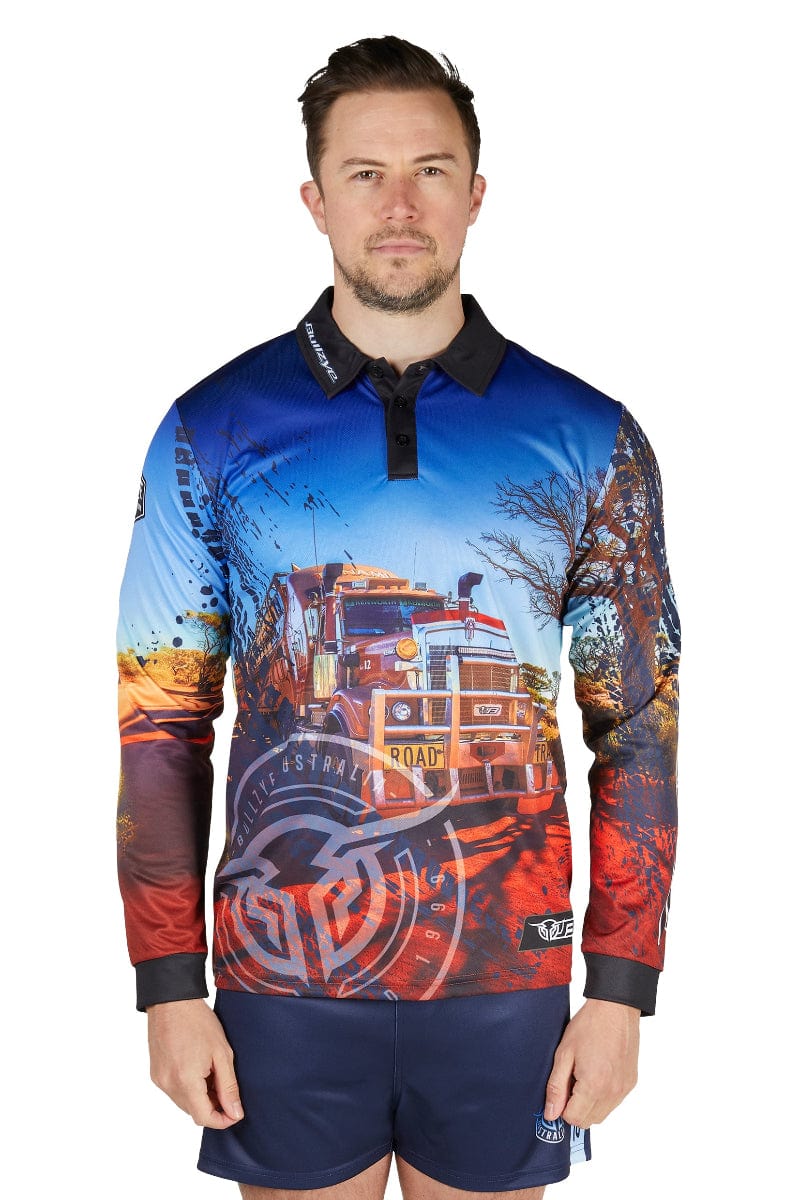 Bullzye Mens Shirts XS / Multi Bullzye Tee Mens Road Train