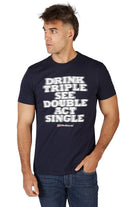 Bullzye Mens Shirts XS / Navy Bullzye Tee Mens Act Single