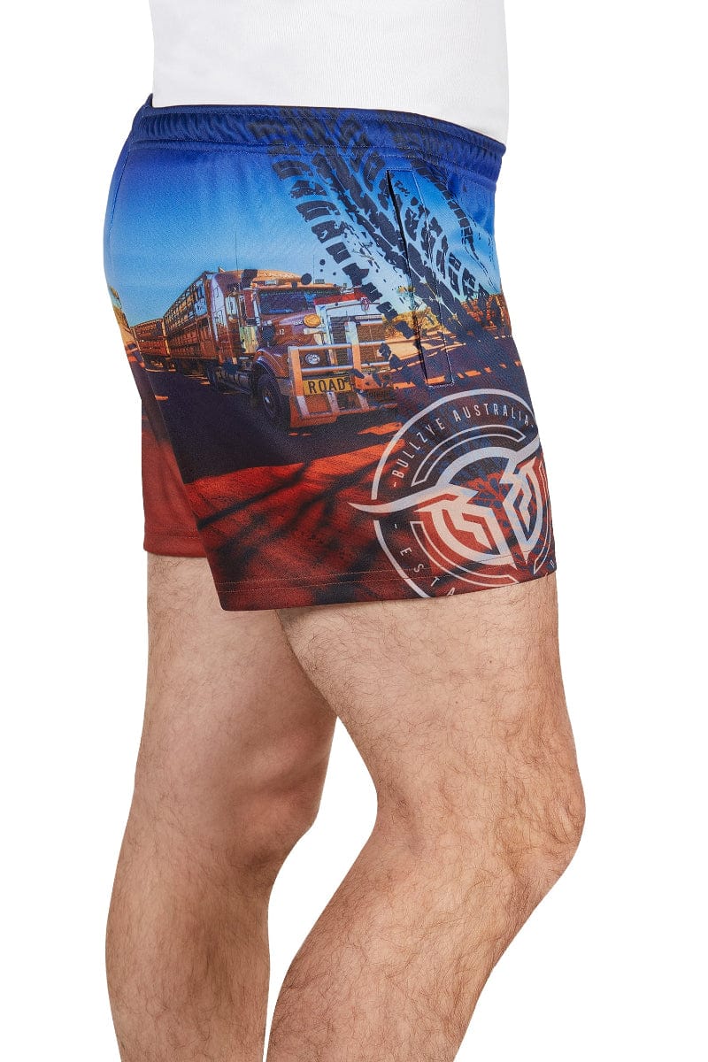 Bullzye Mens Shorts Bullzye Shorts Mens Road Train Sports