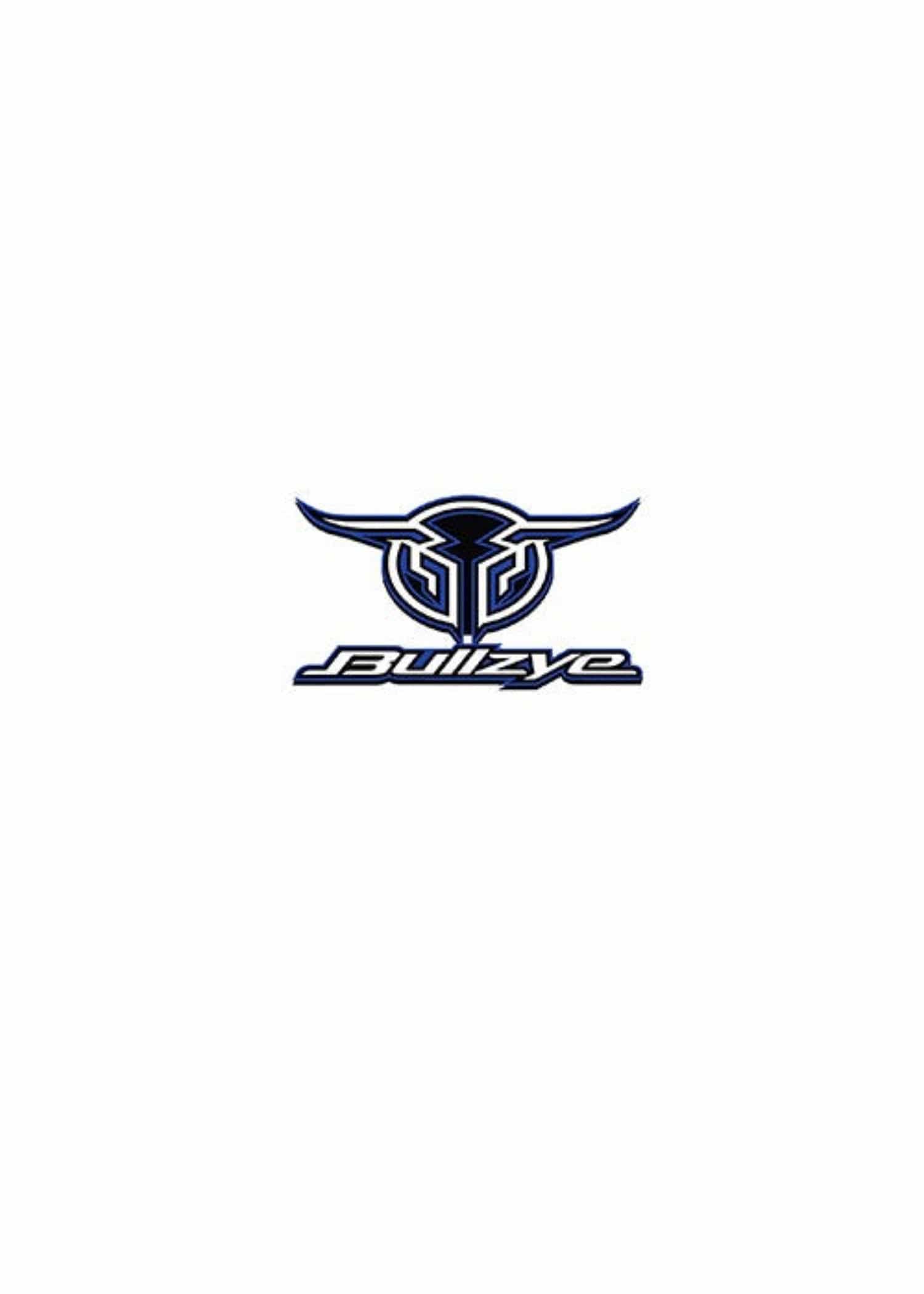 Bullzye Stickers - Decals Blue Bullzye Sticker Logo Size B