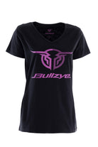 Bullzye Womens Shirts 08 / Black Bullzye Tee Womens Authentic