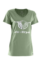 Bullzye Womens Shirts 08 / Moss Bullzye Tee Womens Authentic