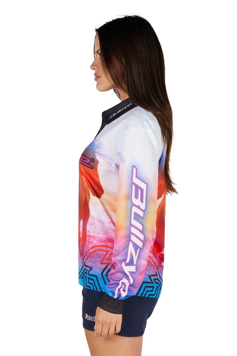 Bullzye Womens Shirts Bullzye Tee Womens Gallop