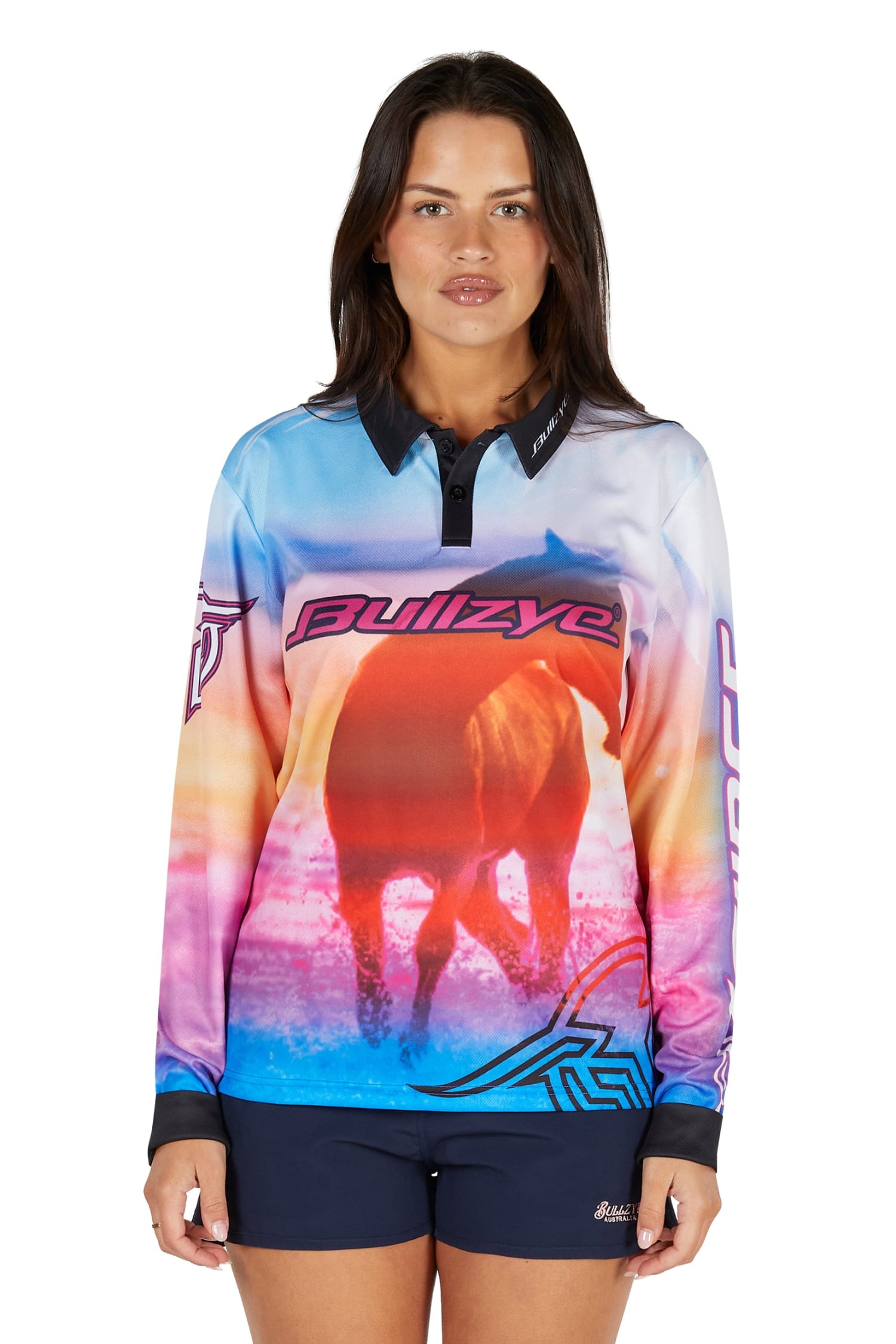 Bullzye Womens Shirts Bullzye Tee Womens Gallop